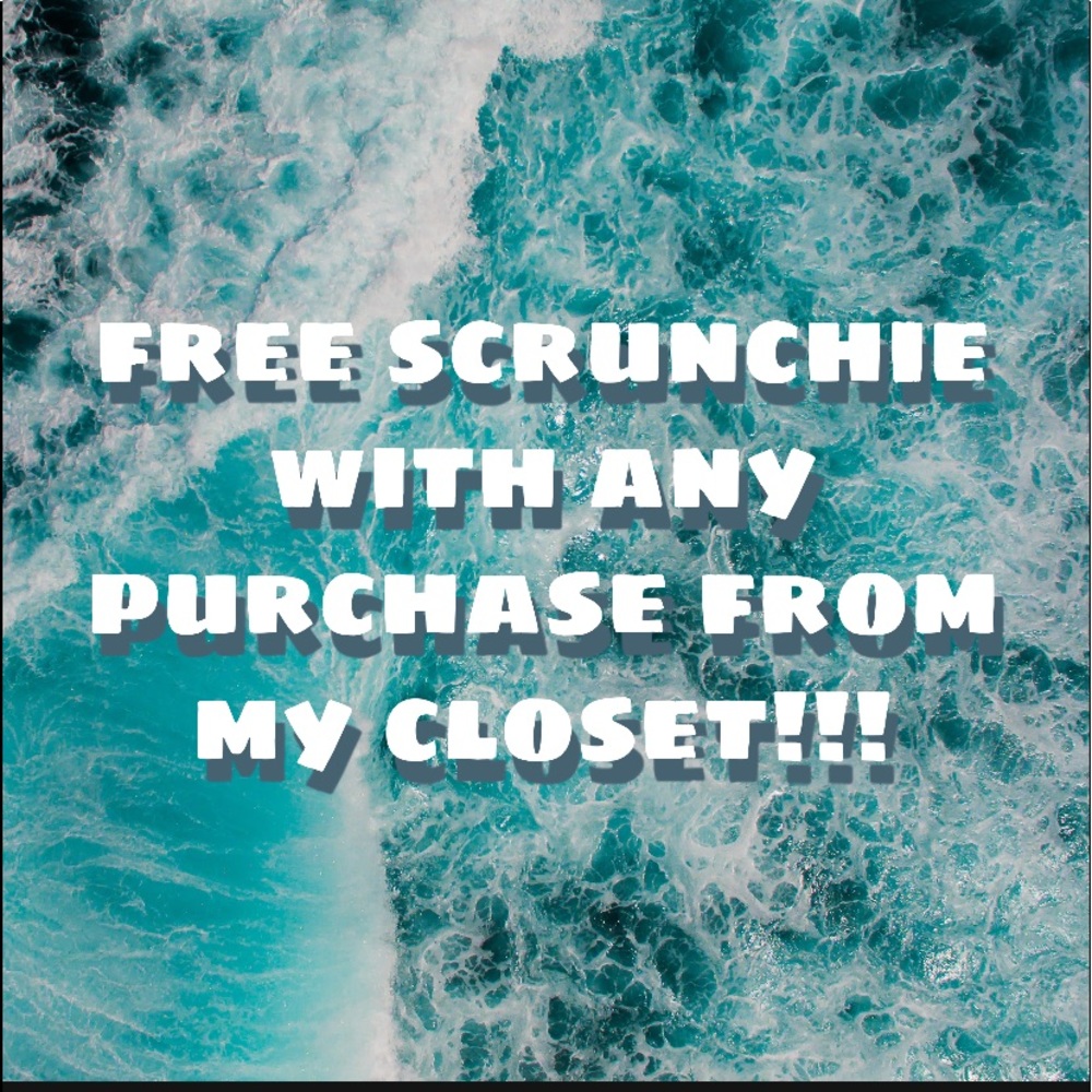 🌞🔥Free Scrunchies With Any Purchase🔥🌞
